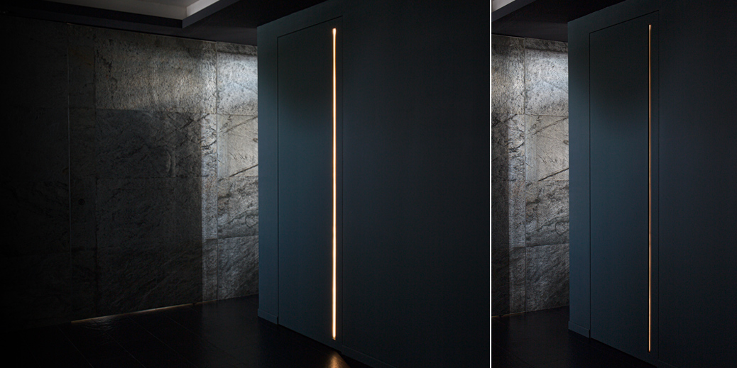 Porta battente con luce integrata XDoor©