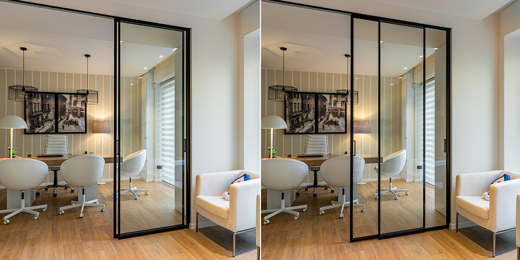 Porte scorrevoli Easy-S progetto Habitat